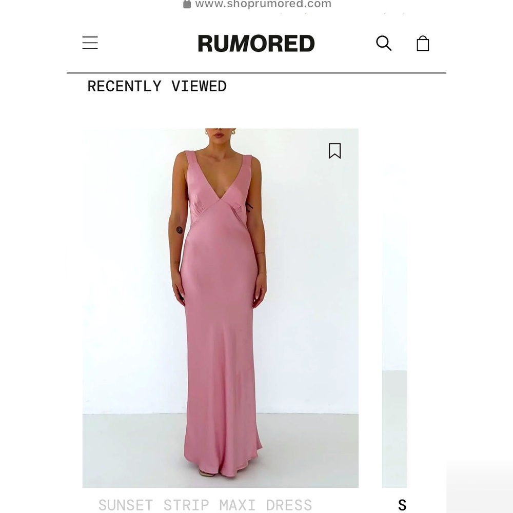 Rumored Subset Strip Maxi Dress